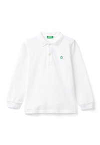 United Colors of Benetton LONG SLEEVE  - Poloshirt - white