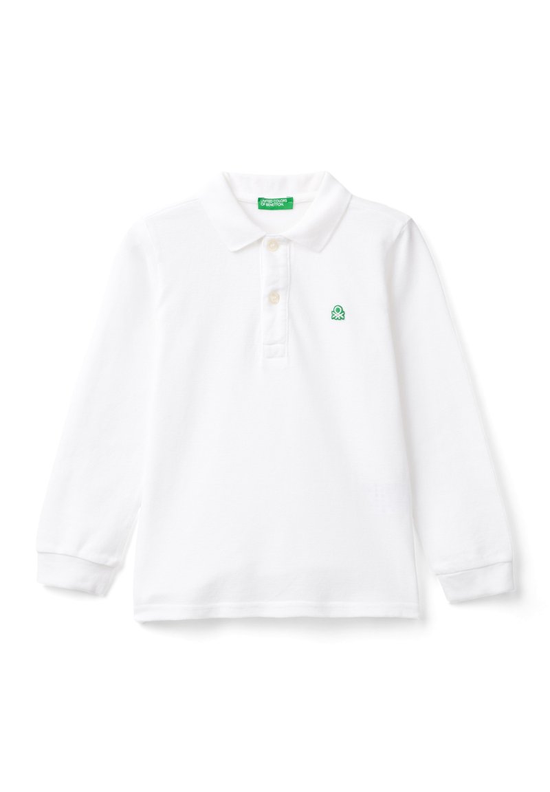 United Colors of Benetton LONG SLEEVE  - Poloshirt - white