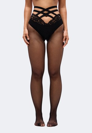 Ann Summers, BUM FISHNET TIGHTS - Чорапогащи - black