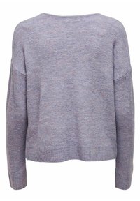 JDY JDYELANORA L/S V-NECK NOOS - Neule - lavender gray
