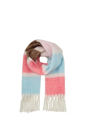 MIT STREIFENMUSTER - Écharpe - pink blue stripe design