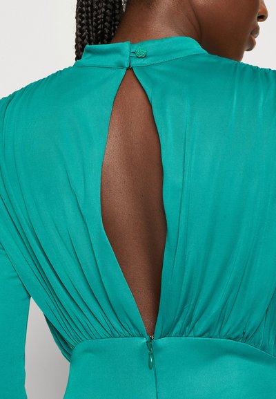 Farm Rio HIGH NECK DRESS - Φόρεμα από ζέρσεϊ - emerald