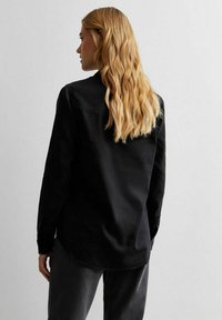 New Look LONG SLEEVE LIGHTWEIGHT DENIM - Blusa - black