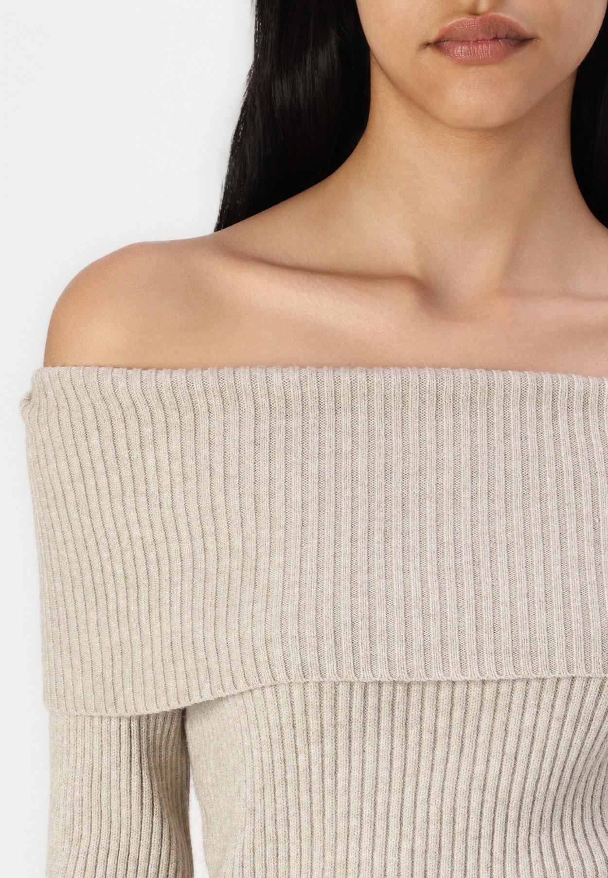 ONLKATIA LS OFF SHOULDER KNT NOOS