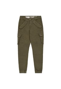 COMBAT - Cargo trousers - dark olive