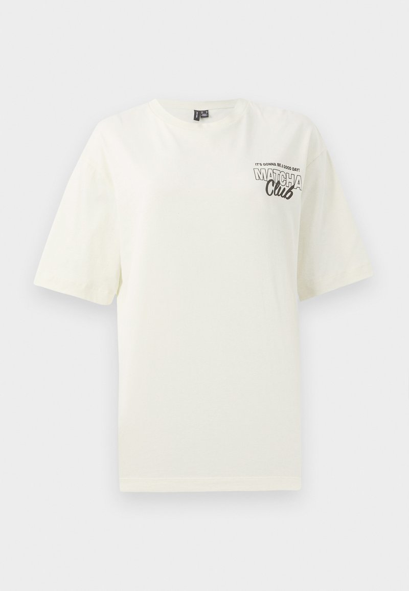 Vero Moda T-shirt print lichtgeel