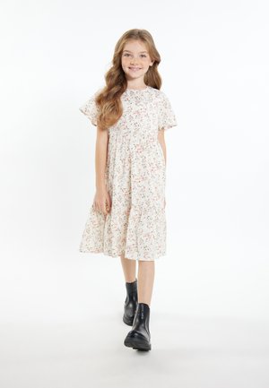 DreiMaster, DREIMASTER KLEID - Hverdagskjole - wollweiss  blume