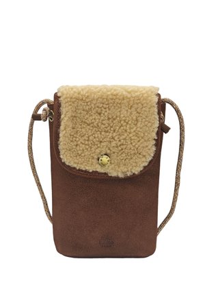 ROEL TX - PORTABLE - Pochette pour téléphone - cognac nude