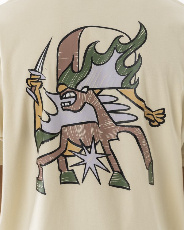 HORISCA UNISEX - Print T-shirt - beige4