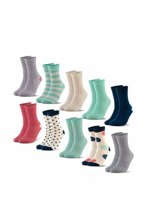 OCCULTO 10 PACK BUNTE - Socken - mint