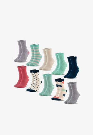 OCCULTO 10 PACK BUNTE - Socken - mint