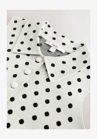 Vybrané, ecru polka dot