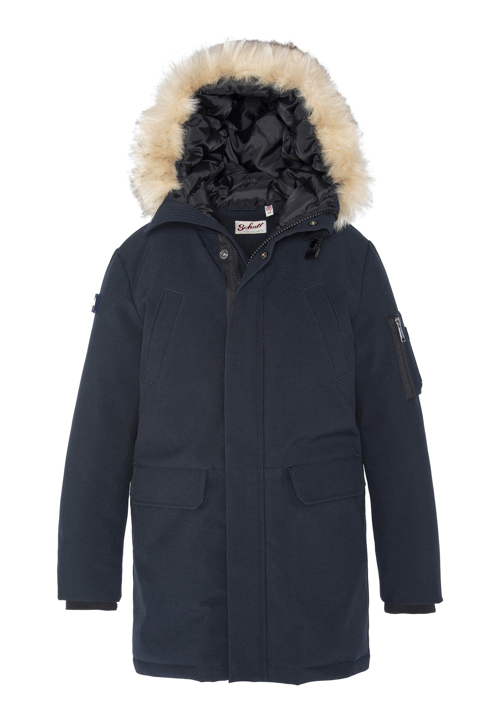 Schott Cappotto invernale bleu marine/blu