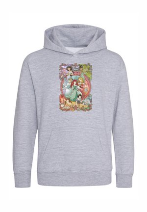 DISNEY PRINCESSES POWER - Mikina s kapucí - heather grey