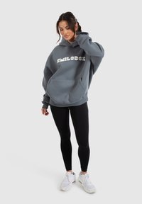 Smilodox LUCIO - UNISEX OVERSIZED - Sweat à capuche - anthrazit