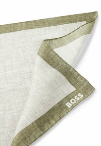 BOSS Pocket square - light beige five