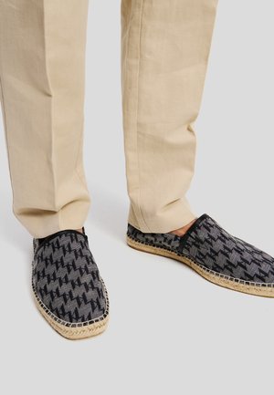 Espadrilles - black grey