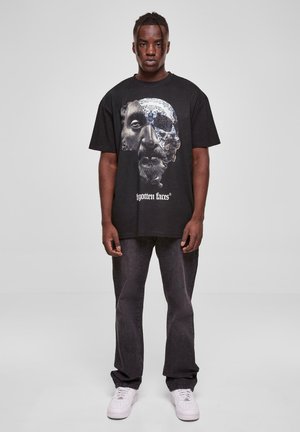 Forgotten Faces HERAKLES HEAVY OVERSIZED TEE - T-Shirt print - black ...