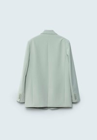 Stradivarius Halflange jas - khaki