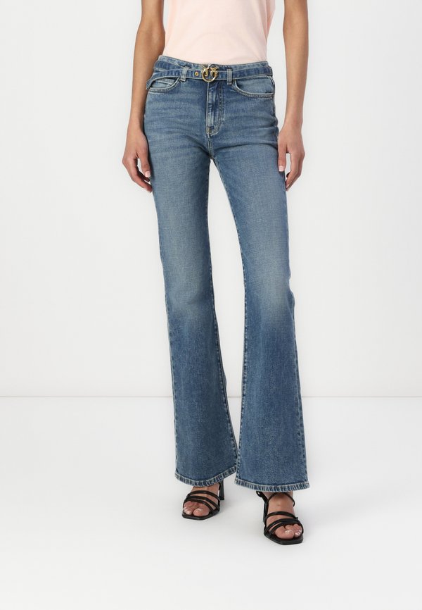 FLORA COMFORT VINTAGE - Jeans Bootcut - blu iride