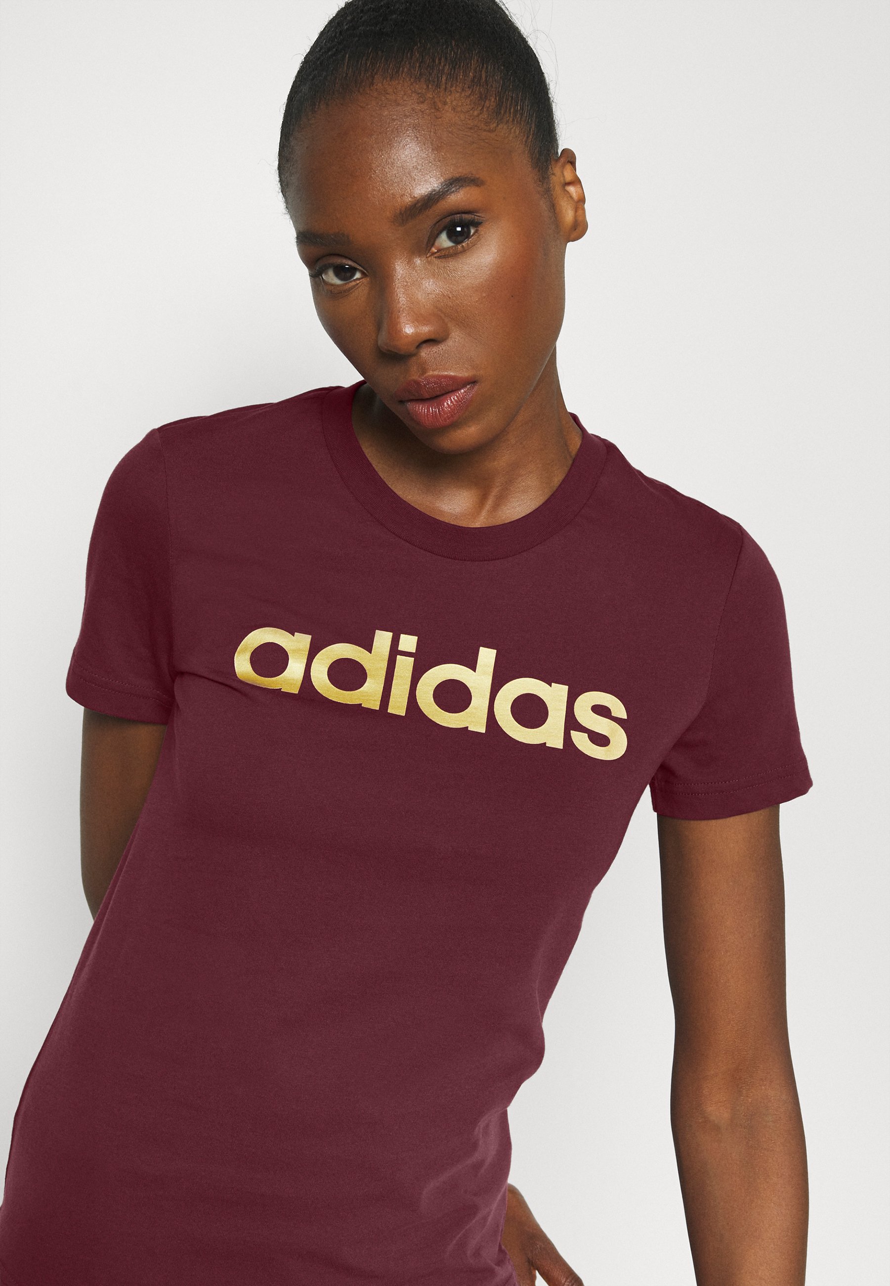 adidas Performance Camiseta estampada - victory crimson/burdeos - Zalando.es
