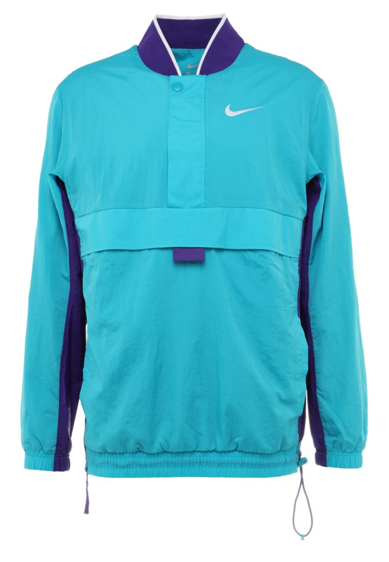 nike windbreaker turquoise