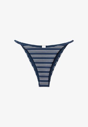 & OTHER STORIES, & OTHER STORIES SIDE-DETAIL BIKINI BRIEFS - Bas de bikini - blue/white