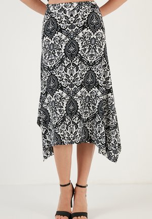 Suknja A kroja - black white