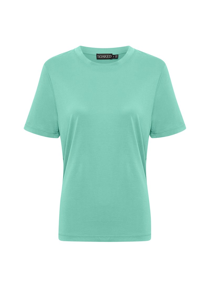 Soaked in Luxury T-shirt basic donkergroen