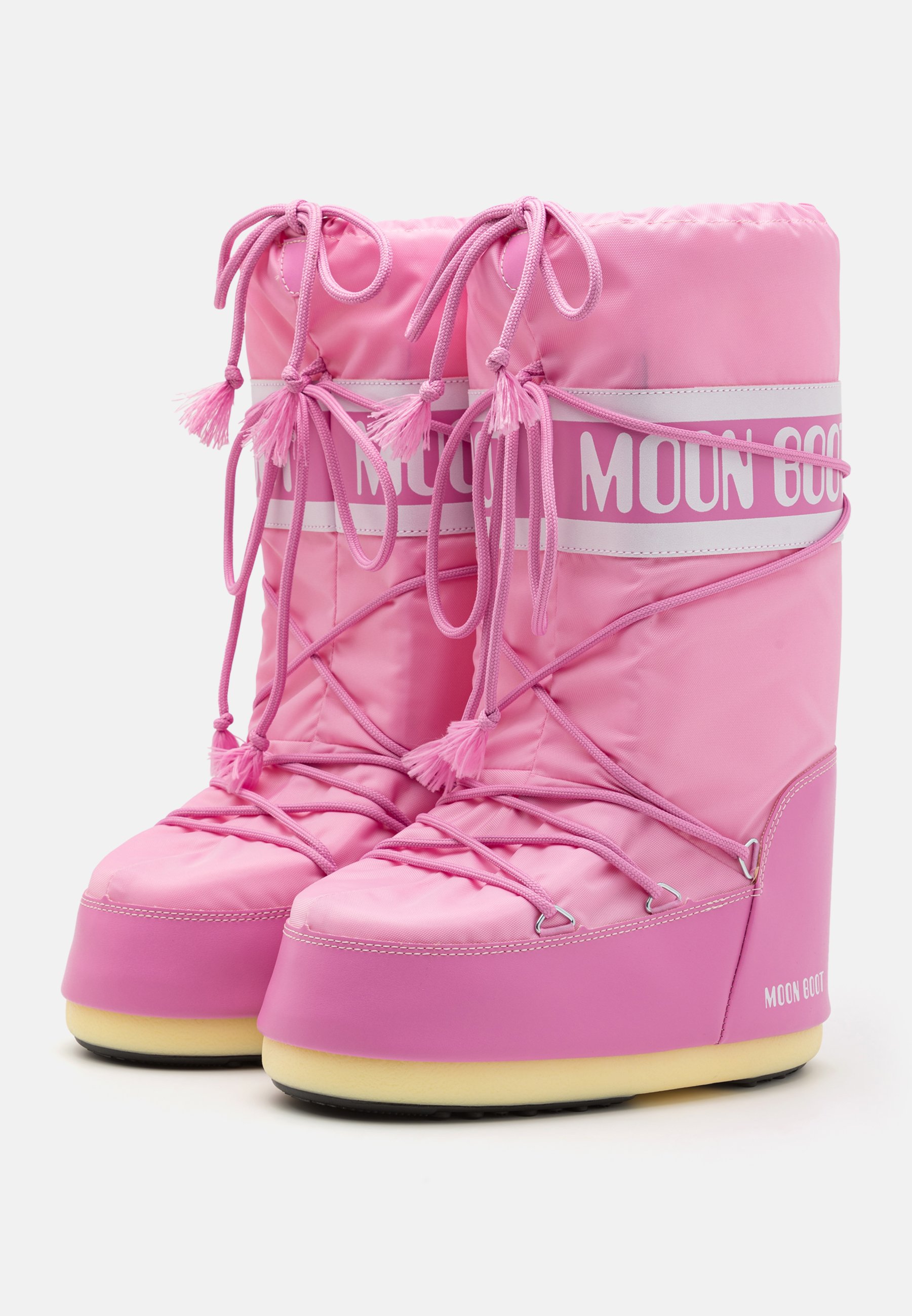 Moon Boot ICON UNISEX - Lace-up boots - pink/light pink - Zalando.ie