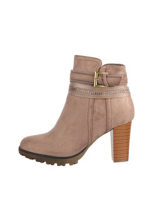 Cowboy-/Bikerstiefelette - braun