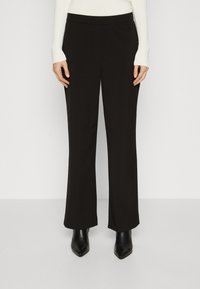 MSCH Copenhagen - STRAIGHT PANTS - Stoffhose - black Thumbnail-Bild 1