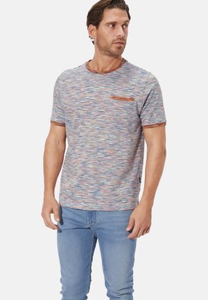 Babista ORIELLO - Print T-shirt - hellblau gestreift