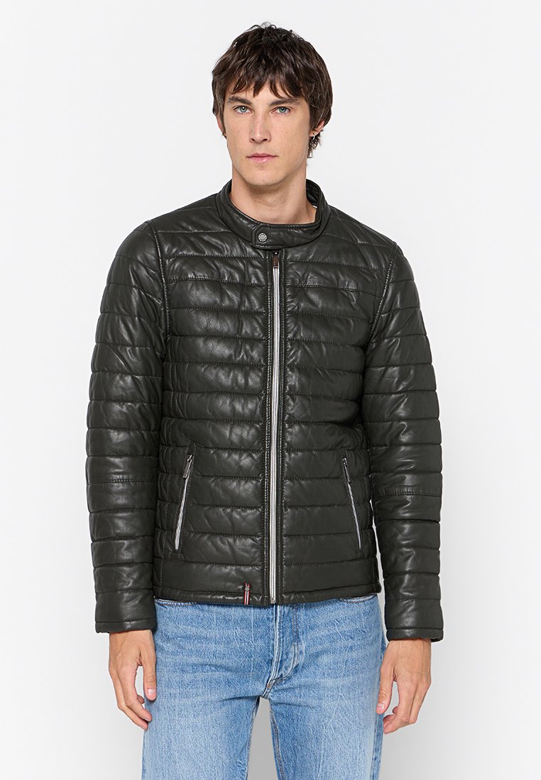 Oakwood Leren jas zwart