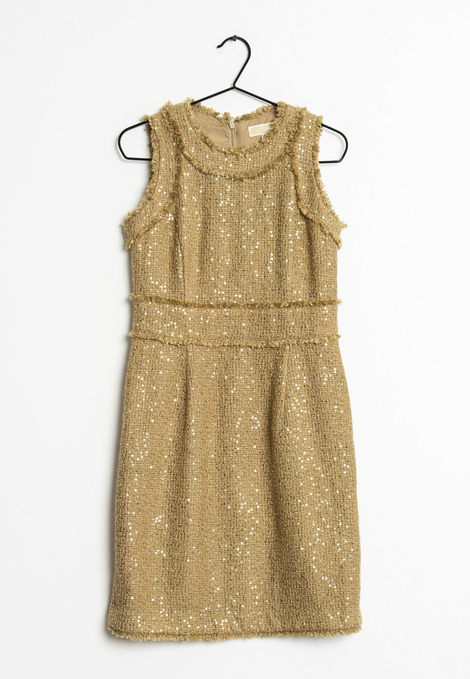 Michael Kors Cocktailkleid Festliches Kleid Gold Goldfarben Zalando De 