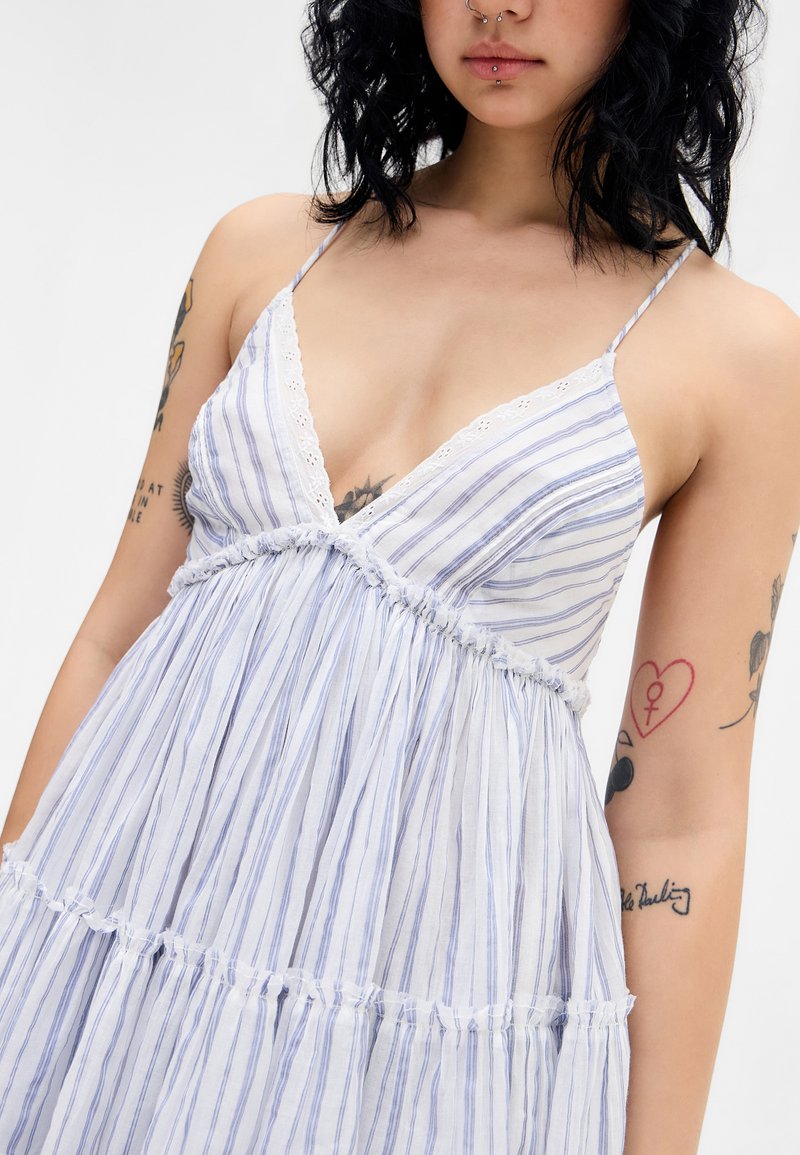 BDG Urban Outfitters ARIA - Day dress - blue/light blue - Zalando.co.uk