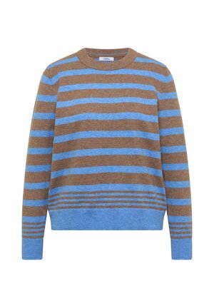 Cecil, PULLOVER MIT RUNDHALS UND STREIFEN - Pullover - urban taupe melange