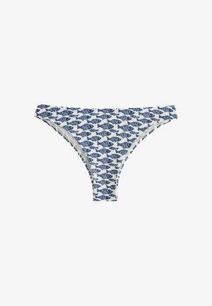 Next, BRAZILIAN FIT - BIKINI BOTTOMS - Bikini-Hose - cream navy blue sardine