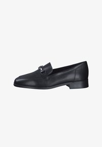 Unselected, black leather