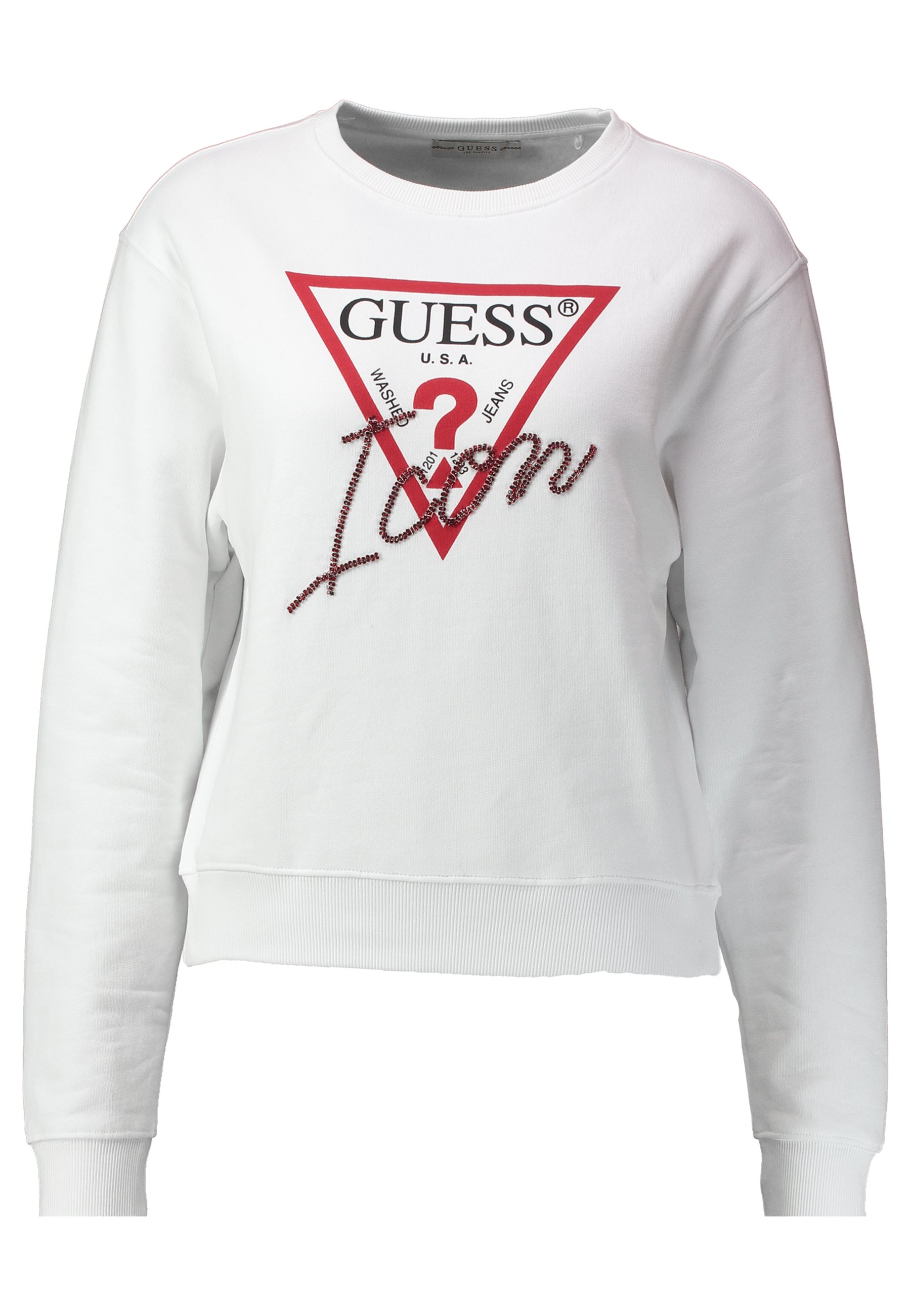 Guess BASIC ICON - Sudadera - true white/blanco - Zalando.es