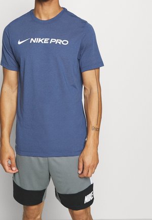 T-shirt print - dark blue