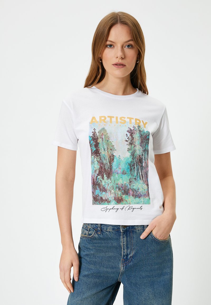 Koton - T-shirt z nadrukiem
