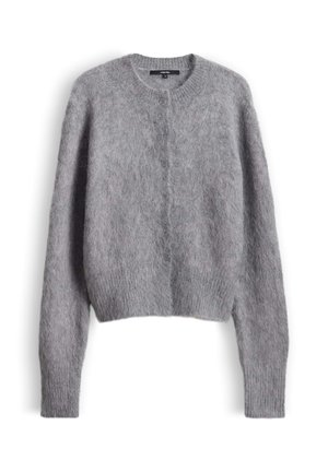 someday., SLIM FIT FLUFFY TEXTURE - Cardigan - featherstone melange