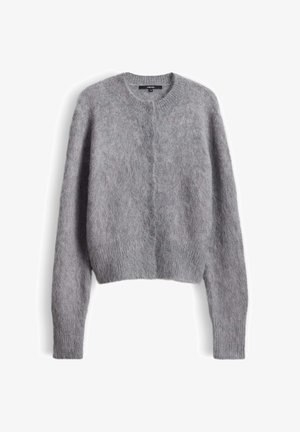 someday., SLIM FIT FLUFFY TEXTURE - Cardigan - featherstone melange