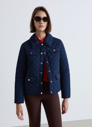 Calliope, CAPOSPALLA TINTA UNITA - Winter jacket - blu notte