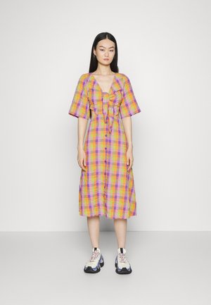 Shirt dress - multi-coloured/pink
