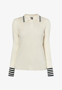 Ausgewählt, wollweiss marine