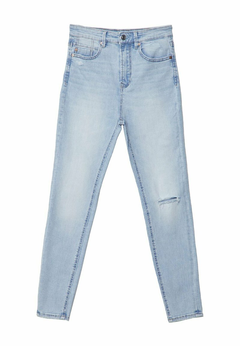 Stradivarius Jeans Skinny Fit lichtblauw denim