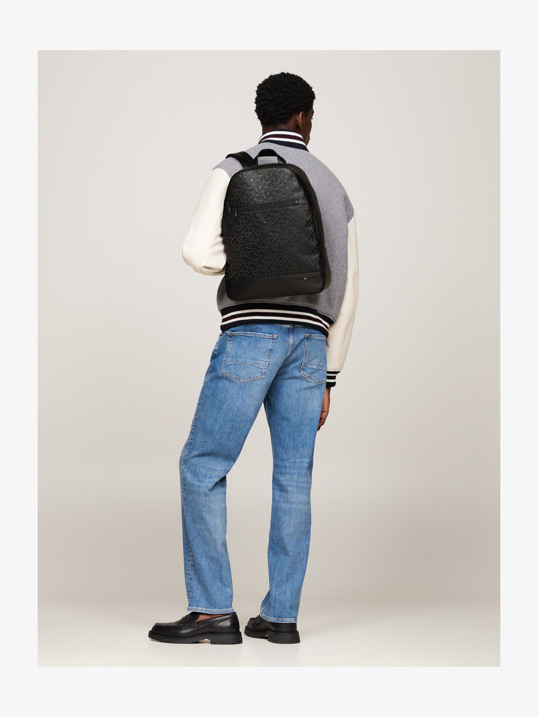 REPLAY Zaino Uomo In Pelle PU: Nero, Pratico E Resistente, Tracolla Regolabile (One Size)