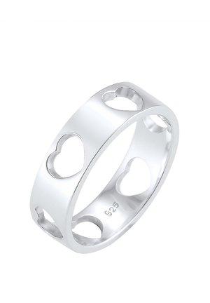 HERZ LIEBE CUT OUT  LOREENA - Ringe - silberfarben